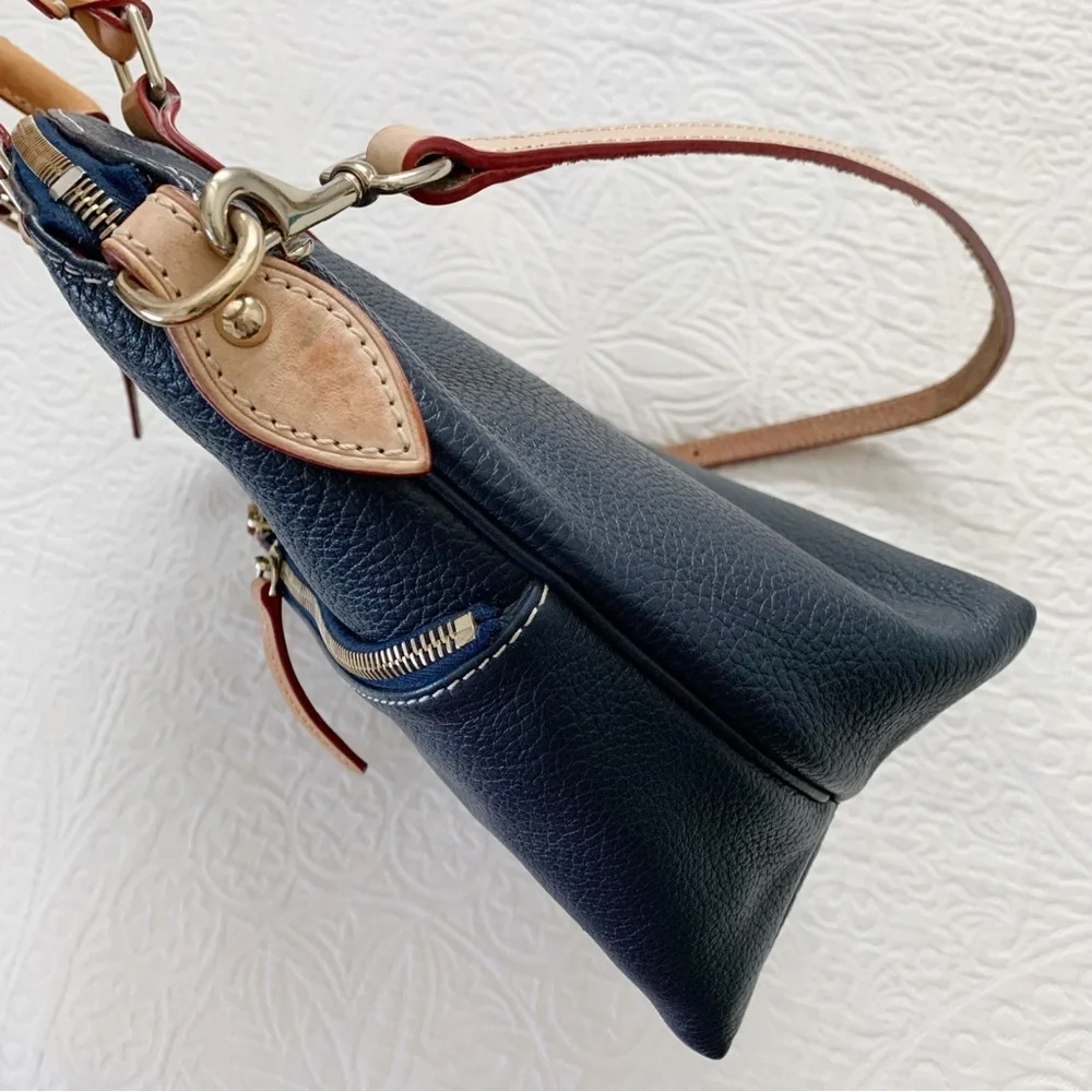 Dooney & Bourke Dillen Leather Double Pocket Satchel‎ and Matching Pouch